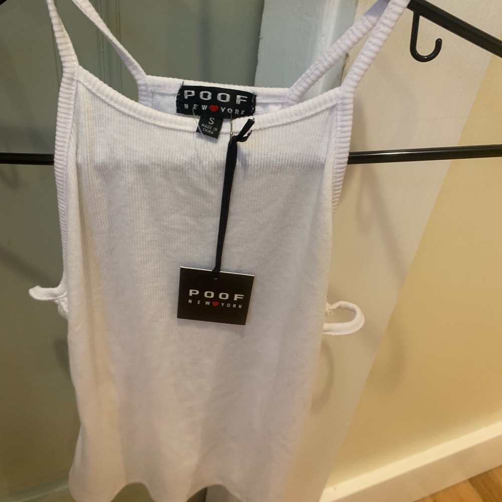 NWT white t